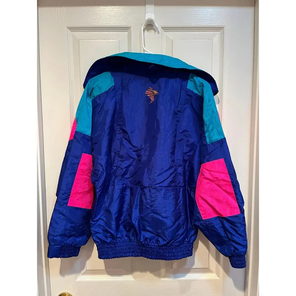 Vintage Sunbuster Ski Jacket Neon Small - Picture 3 of 11